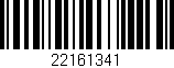 Código de barras (EAN, GTIN, SKU, ISBN): '22161341'