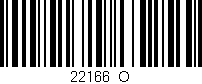 Código de barras (EAN, GTIN, SKU, ISBN): '22166_O'