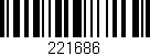 Código de barras (EAN, GTIN, SKU, ISBN): '221686'