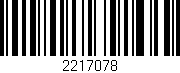Código de barras (EAN, GTIN, SKU, ISBN): '2217078'