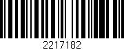 Código de barras (EAN, GTIN, SKU, ISBN): '2217182'
