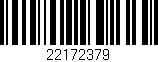 Código de barras (EAN, GTIN, SKU, ISBN): '22172379'