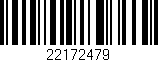Código de barras (EAN, GTIN, SKU, ISBN): '22172479'