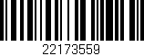 Código de barras (EAN, GTIN, SKU, ISBN): '22173559'
