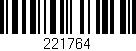 Código de barras (EAN, GTIN, SKU, ISBN): '221764'