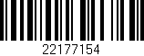 Código de barras (EAN, GTIN, SKU, ISBN): '22177154'