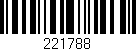 Código de barras (EAN, GTIN, SKU, ISBN): '221788'
