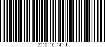 Código de barras (EAN, GTIN, SKU, ISBN): '2218_18_14_U'