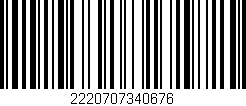 Código de barras (EAN, GTIN, SKU, ISBN): '2220707340676'