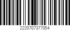 Código de barras (EAN, GTIN, SKU, ISBN): '2220707377054'