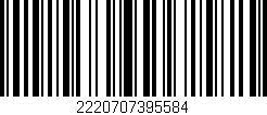 Código de barras (EAN, GTIN, SKU, ISBN): '2220707395584'