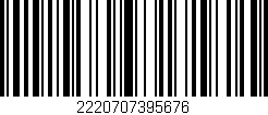 Código de barras (EAN, GTIN, SKU, ISBN): '2220707395676'