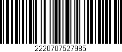 Código de barras (EAN, GTIN, SKU, ISBN): '2220707527985'