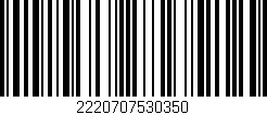 Código de barras (EAN, GTIN, SKU, ISBN): '2220707530350'