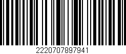 Código de barras (EAN, GTIN, SKU, ISBN): '2220707897941'