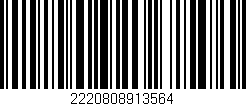 Código de barras (EAN, GTIN, SKU, ISBN): '2220808913564'