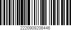 Código de barras (EAN, GTIN, SKU, ISBN): '2220909208446'