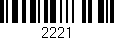 Código de barras (EAN, GTIN, SKU, ISBN): '2221'