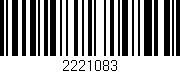 Código de barras (EAN, GTIN, SKU, ISBN): '2221083'