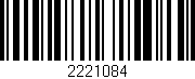 Código de barras (EAN, GTIN, SKU, ISBN): '2221084'