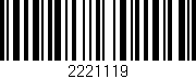 Código de barras (EAN, GTIN, SKU, ISBN): '2221119'