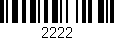 Código de barras (EAN, GTIN, SKU, ISBN): '2222'