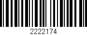 Código de barras (EAN, GTIN, SKU, ISBN): '2222174'
