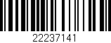 Código de barras (EAN, GTIN, SKU, ISBN): '22237141'