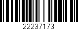 Código de barras (EAN, GTIN, SKU, ISBN): '22237173'
