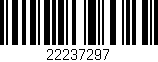 Código de barras (EAN, GTIN, SKU, ISBN): '22237297'