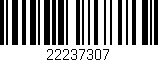 Código de barras (EAN, GTIN, SKU, ISBN): '22237307'
