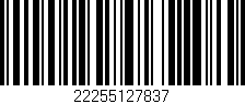 Código de barras (EAN, GTIN, SKU, ISBN): '22255127837'