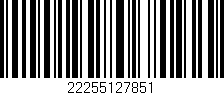 Código de barras (EAN, GTIN, SKU, ISBN): '22255127851'