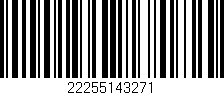 Código de barras (EAN, GTIN, SKU, ISBN): '22255143271'