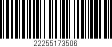 Código de barras (EAN, GTIN, SKU, ISBN): '22255173506'