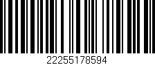 Código de barras (EAN, GTIN, SKU, ISBN): '22255178594'