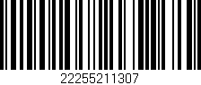 Código de barras (EAN, GTIN, SKU, ISBN): '22255211307'