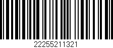 Código de barras (EAN, GTIN, SKU, ISBN): '22255211321'