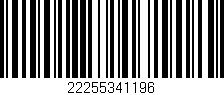 Código de barras (EAN, GTIN, SKU, ISBN): '22255341196'