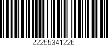 Código de barras (EAN, GTIN, SKU, ISBN): '22255341226'