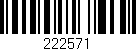 Código de barras (EAN, GTIN, SKU, ISBN): '222571'