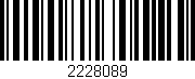 Código de barras (EAN, GTIN, SKU, ISBN): '2228089'
