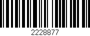 Código de barras (EAN, GTIN, SKU, ISBN): '2228877'