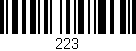 Código de barras (EAN, GTIN, SKU, ISBN): '223'