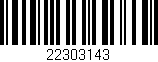 Código de barras (EAN, GTIN, SKU, ISBN): '22303143'
