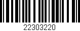 Código de barras (EAN, GTIN, SKU, ISBN): '22303220'