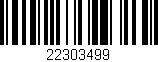 Código de barras (EAN, GTIN, SKU, ISBN): '22303499'