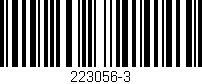 Código de barras (EAN, GTIN, SKU, ISBN): '223056-3'