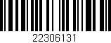 Código de barras (EAN, GTIN, SKU, ISBN): '22306131'