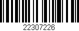 Código de barras (EAN, GTIN, SKU, ISBN): '22307226'